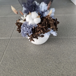 preserved dry flowers arranged