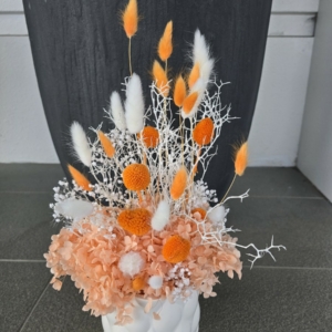 preserved flowers arranged
