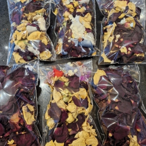 dry flower's petals